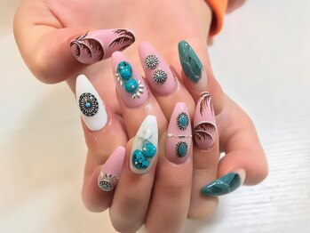 ココロバ ネイルアンドビューティーサロン(COCOLOBA)/ターコイズネイル