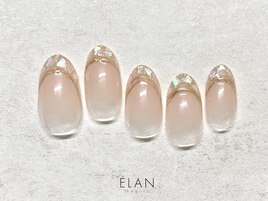 シェルフレンチ×グラデーション
