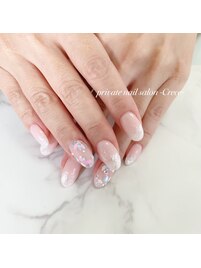 キラキラホログラムネイル