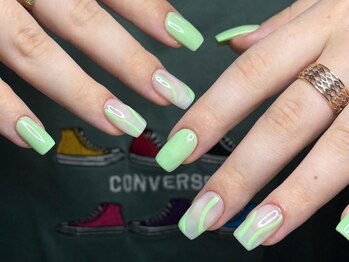 リミズネイルビューティー 名駅店(RimisNailxbeauty)の写真/《都度払いで安心♪他店で断られた方も◎》長さだし10本付★深爪&噛み爪改善¥11000/+アートフリーset¥14800