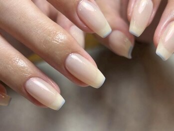 アイネイルズ 梅田店(I nails)/ブルーフレンチネイル