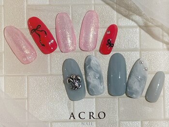 アクロネイル アンド アイ(ACRO NAIL&EYE)/2026年　4月　シンプルコース1