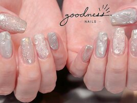 レース/ニュアンスジェルネイル