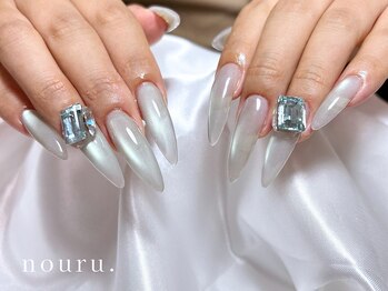 ノウル(nouru)の写真/【HAND(初回＆当店オフ無料)◆画像持ち込み◎ジェルやり放題90分￥12500】マグネットやニュアンスも人気!!