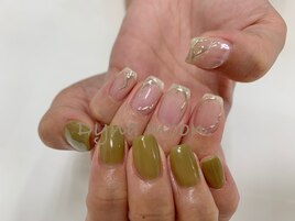 ちぐはぐネイル☆パラジェル使用
