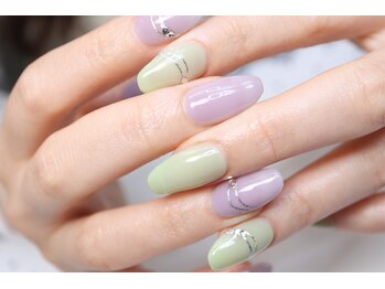 エシンネイルアート 池袋(Eshin nailart)/アート4本 シンプルコース