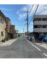 シファ(Sifa)/駐車場道順 (西バイパス側から)