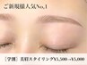 【学割U24】人気No,1★眉毛スタイリング（間引き込）￥5,500→￥5,000/60分