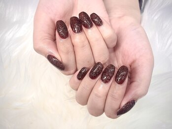 イマージュ(image)/ブラウンラメネイル☆SAYAKA