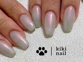 ワンカラーネイル/冬ネイル