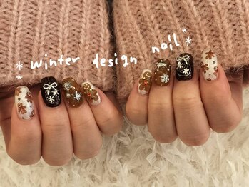 アンテテネイル(ANTETENAIL)/winter design nail