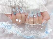 エクラン(ecrin)/水色ネイル