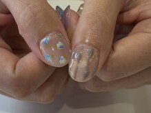 カラフルネイル/シルバーネイル
