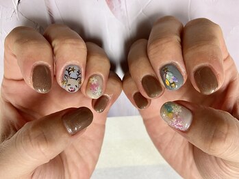 ネイル サロン ヴェレッド(Nail Salon VERED)/クリスマスアート　2021