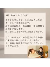 ココロ 都立大学/施術の流れ１