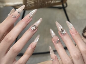ヴィーナスネイル(Venus Nail)/持ち込みデザイン　長さだし