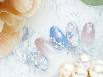 ルシェルアイ/マットフラワー☆ニュアンス