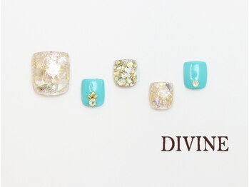 ディバイン ネイルズ(DIVINE NAILS)/フットジェルアートやり放題