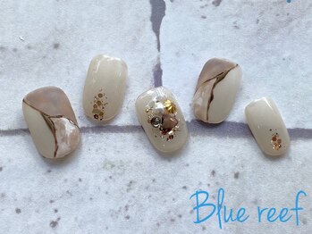 ネイルアンドまつげエクステ ブルーリーフ 四谷三丁目店(Blue Reef)/ニュアンスネイル