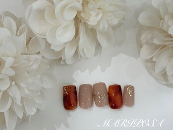 ネイルサロン マリポーサ(Nail Salon MARIPOSA)/べっ甲ミラーアート
