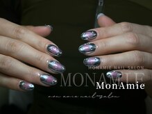 モン アミ(MON AMIE)/ミラーチークネイル
