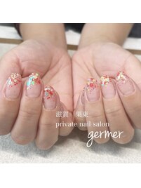 大小のラメできらきら★