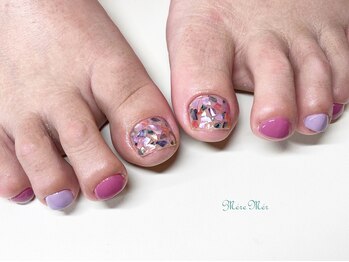 メールメール 和光市本店(MereMer)/シェルデザインフットネイル