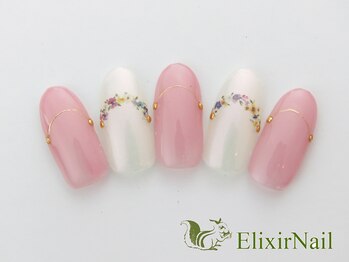 エリクサーネイル 心斎橋(Elixir Nail)/定額aシンプル/クーポン使用