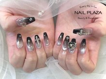 ネイルプラザ 河原町OPA店(NAIL PLAZA)/マグネット×グラデーション