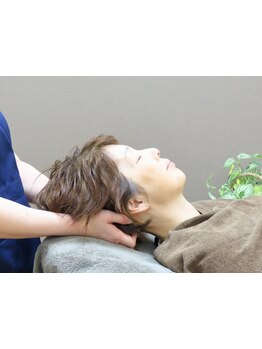 ヘッドスパで癒されたい