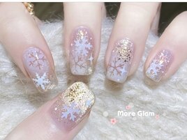 雪/水光マグネット