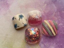 ハローネイル(Hello! Nail)/フット親指デザイン