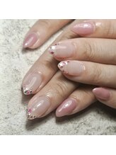 エースネイル(Ace nail)/ドライフラワーフレンチ