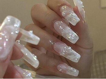 ジェミーネイル エビス(Jemiy nail ebisu)/マーブルストーンパール