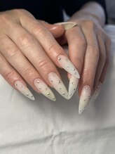 ライフ セカンド(LIFE2nd)/マットコート×キラキラストーン