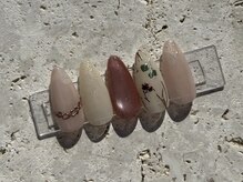 オメカシ アイラッシュアンドアイブロウ(Omekashi eyelash&eyebrow)/3/4月定額ニュアンスネイル