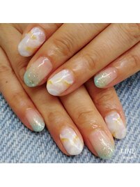 大理石ネイル