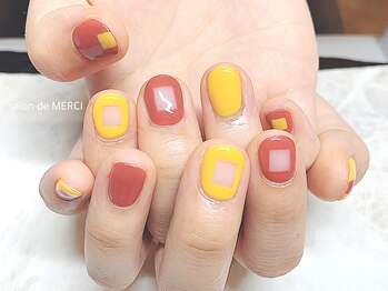 サロン ド メルシー(Salon de MERCI)/くり抜きネイル☆