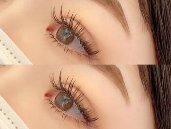 デユニ 河内小阪(dunie)の写真/【秋のお出かけにピッタリ♪】ブラウンやカーキなど〈秋カラー〉のカラーエクステでお洒落な抜け感eyeへ☆