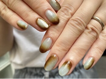 スリープ ジユウガオカ(Sleep jiyugaoka)の写真/ハイセンスかつ洗練されたアートで周りと差をつけるお洒落ネイルに♪トレンド・ニュアンスネイル多数★