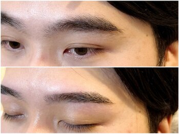 スリーピース(3Peace)/ストレートアーチ眉Before/After