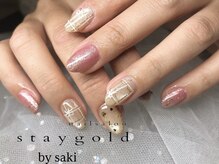 ネイルサロン ステイゴールド(STAY GOLD)/サキ施術お客様ネイル