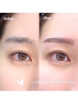 ケイトステージラッシュ 広島八丁堀店/まつ毛パーマ×眉毛WAX×間引き