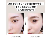 トータルケアサロン フワリ(Total Care Salon fuwari)の雰囲気（遂に！下まつ毛エクステ登場！）