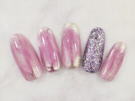 囲みミラーグラデネイル