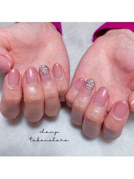 チャンプ 高の原店(Champ)/ツイードネイル