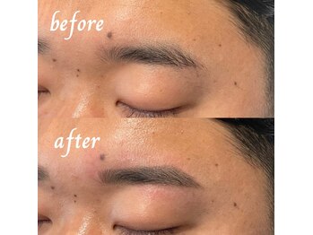 アイブロウドット 西宮(iBROW.)/美眉スタイリングBefore→After