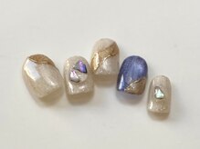 ネイルメゾン 天神店(NAIL MAISON)/サンドブルーネイル¥12500
