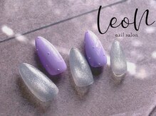 レオン 枚方(LeoN)/6月No.1:月替わり定額ネイル♪