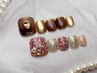 フットネイル◆90分パーツ・アートし放題(当店オフ/保湿ケア込)¥7500